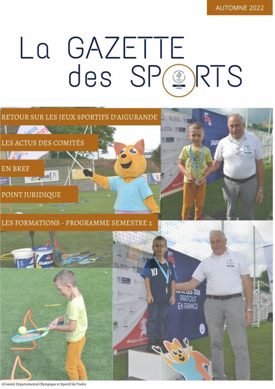 Gazette des Sports - Automne 2022