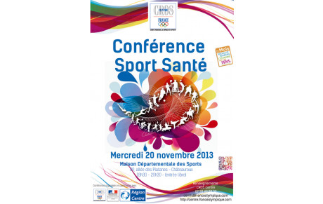 Conférence Sport Santé du CROS, 20 novembre à Châteauroux