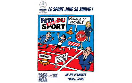 Le Jeu - Plaidoyer &quot;Le sport joue sa survie&quot; du CROS CVL